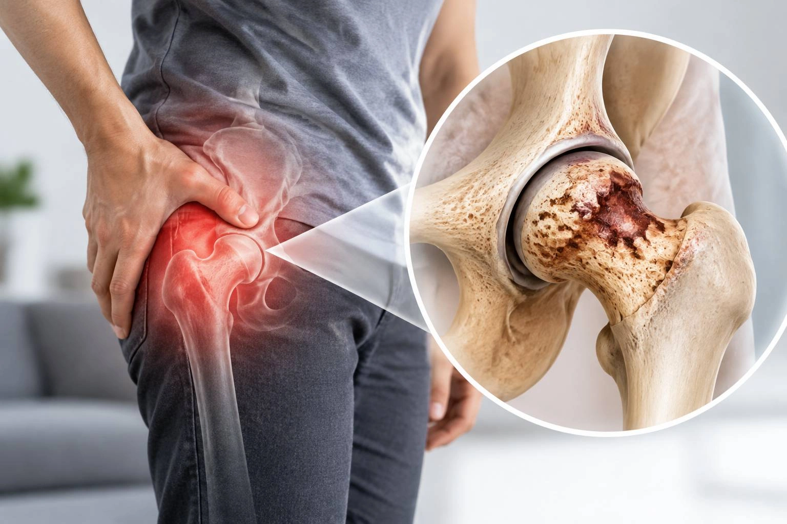 علائم نکروز سر فمور چیست؟ نشانه‌های اولیه مرگ استخوان لگن که باید بشناسید