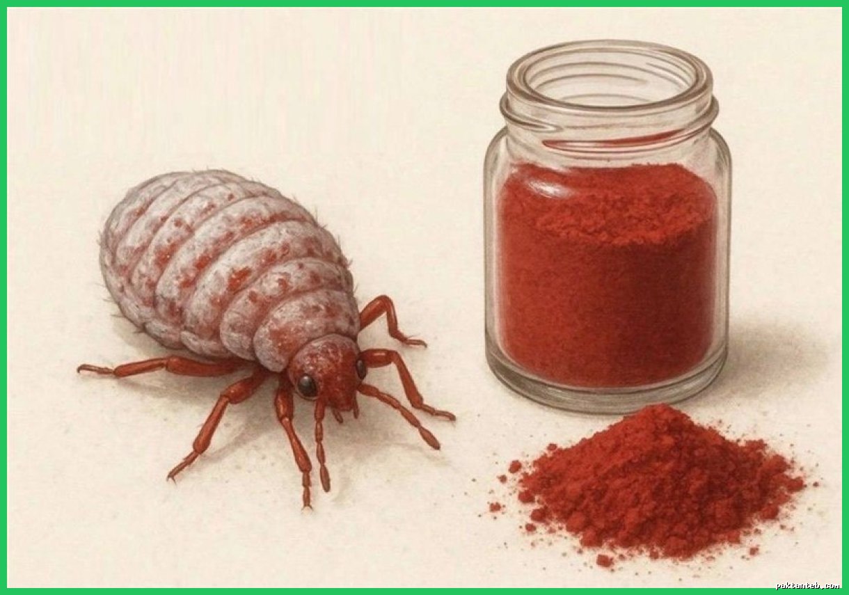 تایید استفاده از رنگ قرمز طبیعی از پوست حشرات در غذاها